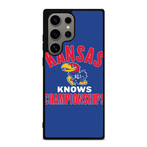 KANSAS JAYHAWKS BASKETBALL CHAMPIONS Samsung Galaxy S24 Ultra Case Cover