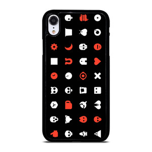 LOVE DEATH AND ROBOTS PATTERN iPhone XR Case Cover