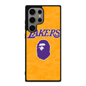 LOS ANGELES LAKERS X BAPE CAMO Samsung Galaxy S24 Ultra Case Cover