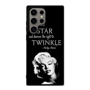 MARILYN MONROE BLACK QUOTES Samsung Galaxy S24 Ultra Case Cover