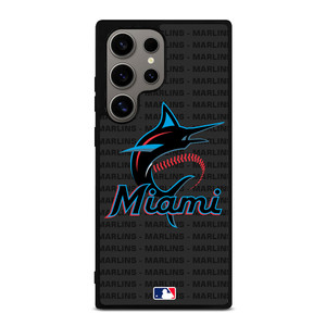 MIAMI MARLINS BASEBALL BLACK Samsung Galaxy S24 Ultra Case Cover