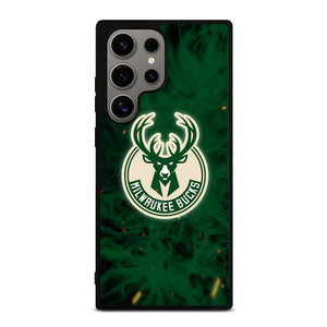 MILWAUKEE BUCKS BASKETBALL NBA FIRE Samsung Galaxy S24 Ultra Case Cover
