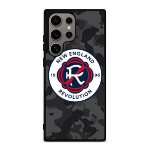 NEW ENGLAND REVOLUTION MLS BLACK CAMO Samsung Galaxy S24 Ultra Case Cover