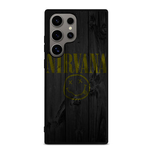 NIRVANA ROCK BAND WOODEN LOGO Samsung Galaxy S24 Ultra Case Cover