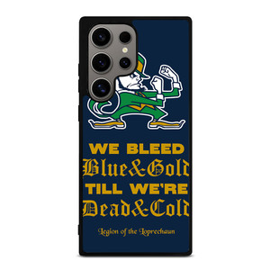 NOTRE DAME BLEED BLUE AND GOLD Samsung Galaxy S24 Ultra Case Cover NOTRE DAME BLEED BLUE AND GOLD Samsung Galaxy S24 Ultra Case Cover