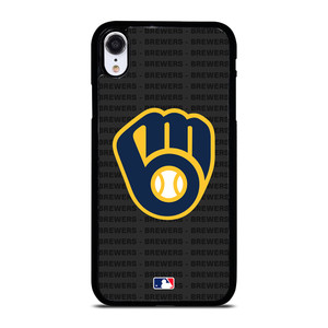 MILWAUKEE BREWERS BASEBALL BLACK iPhone XR Case Cover MILWAUKEE BREWERS BASEBALL BLACK iPhone XR Case Cover