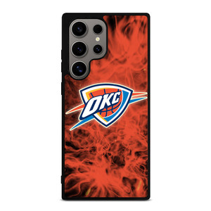 OKLAHOMA CITY THUNDERS BASKETBALL NBA FIRE Samsung Galaxy S24 Ultra Case Cover