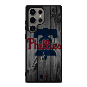 PHILADELPHIA PHILLIES BASEBALL MLB WOOD LOGO Samsung Galaxy S24 Ultra Case Cover