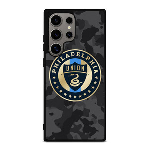 PHILADELPHIA UNION MLS BLACK CAMO Samsung Galaxy S24 Ultra Case Cover