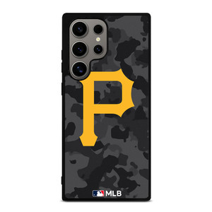 PITTSBURGH PIRATES BASEBALL BLACK CAMO Samsung Galaxy S24 Ultra Case Cover
