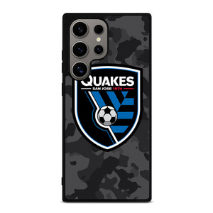 SAN JOSE EARTHQUAKES MLS BLACK CAMO Samsung Galaxy S24 Ultra Case Cover