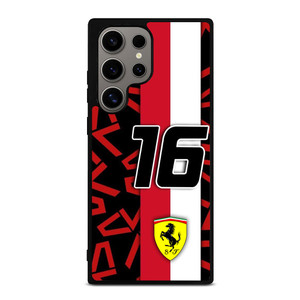 SCUDERIA FERRARI CHARLES LECLERC F1 FORMULA ONE Samsung Galaxy S24 Ultra Case Cover