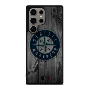 SEATTLE MARINERS BASEBALL MLB WOOD LOGO Samsung Galaxy S24 Ultra Case Cover