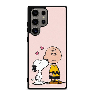 SNOOPY CHARLIE BROWN LOVE Samsung Galaxy S24 Ultra Case Cover