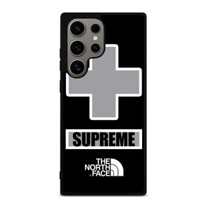 SUPREME X THE NORTH FACE GREY Samsung Galaxy S24 Ultra Case Cover