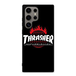 THRASHER HUF WORLDWIDE LOGO Samsung Galaxy S24 Ultra Case Cover