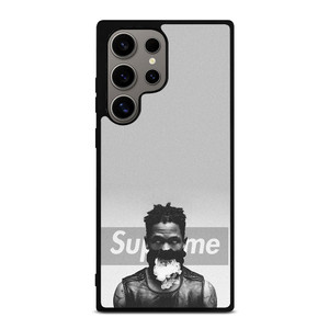 TRAVIS SCOTT SUPREME BLACK WHITE Samsung Galaxy S24 Ultra Case Cover