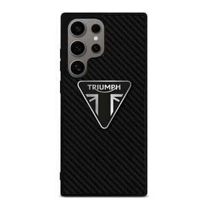TRIUMPH MOTORCYCLES CARBON FIBER Samsung Galaxy S24 Ultra Case Cover TRIUMPH MOTORCYCLES CARBON FIBER Samsung Galaxy S24 Ultra Case Cover