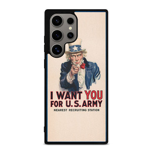 UNCLE SAM UNITED STATES ARMY Samsung Galaxy S24 Ultra Case Cover UNCLE SAM UNITED STATES ARMY Samsung Galaxy S24 Ultra Case Cover