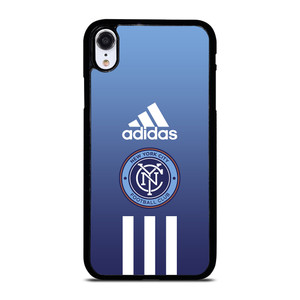 NEW YORK CITY FC ADIDAS STRIPES iPhone XR Case Cover