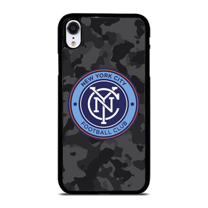 NEW YORK CITY FC MLS BLACK CAMO iPhone XR Case Cover