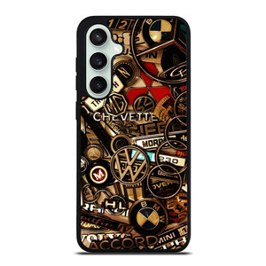 ALL CARS METAL LOGO Samsung Galaxy S23 FE Case Cover ALL CARS METAL LOGO Samsung Galaxy S23 FE Case Cover