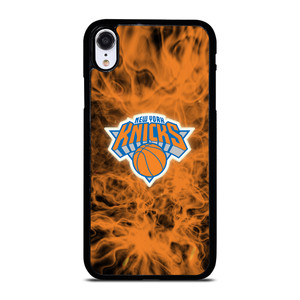 NEW YORK KNICKS BASKETBALL NBA FIRE iPhone XR Case Cover