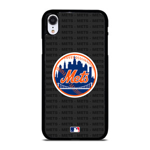 NEW YORK METS BASEBALL BLACK iPhone XR Case Cover NEW YORK METS BASEBALL BLACK iPhone XR Case Cover