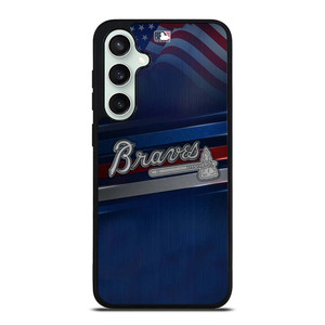 ATLANTA BRAVES MLB LOGO Samsung Galaxy S23 FE Case Cover ATLANTA BRAVES MLB LOGO Samsung Galaxy S23 FE Case Cover