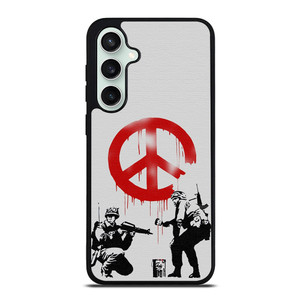 BANKSY ART PEACE Samsung Galaxy S23 FE Case Cover BANKSY ART PEACE Samsung Galaxy S23 FE Case Cover