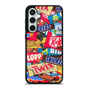 CHOCOLATE WAFER SNACK COLLAGE Samsung Galaxy S23 FE Case Cover
