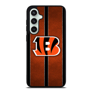 CINCINNATI BENGALS NFL METAL STRIPE Samsung Galaxy S23 FE Case Cover CINCINNATI BENGALS NFL METAL STRIPE Samsung Galaxy S23 FE Case Cover