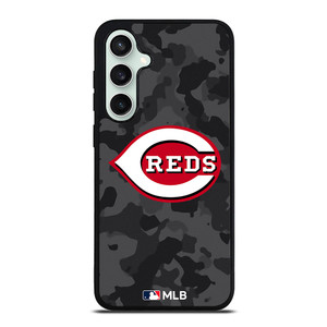 CINCINNATI REDS BASEBALL BLACK CAMO Samsung Galaxy S23 FE Case Cover CINCINNATI REDS BASEBALL BLACK CAMO Samsung Galaxy S23 FE Case Cover