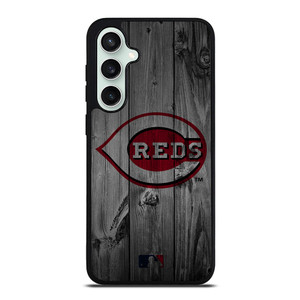 CINCINNATI REDS BASEBALL MLB WOOD LOGO Samsung Galaxy S23 FE Case Cover CINCINNATI REDS BASEBALL MLB WOOD LOGO Samsung Galaxy S23 FE Case Cover