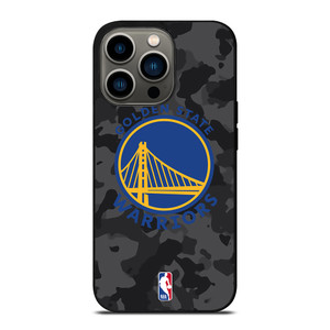 GOLDEN STATE WARRIORS BLACK CAMO iPhone 13 Pro Case Cover