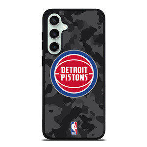 DETROIT PISTONS BLACK CAMO Samsung Galaxy S23 FE Case Cover