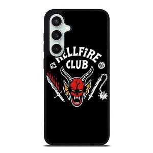 HELLFIRE CLUB STRANGER THINGS BLACK Samsung Galaxy S23 FE Case Cover