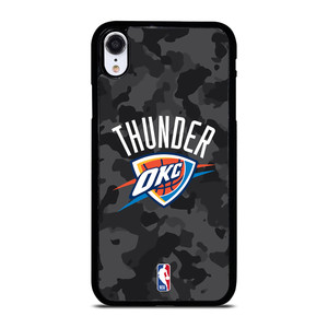 OKLAHOMA CITY THUNDER BLACK CAMO iPhone XR Case Cover