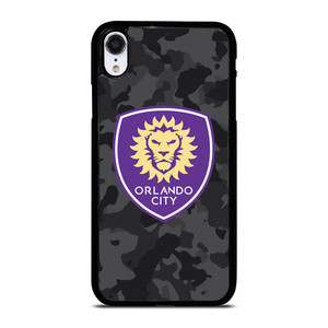 ORLANDO CITY SC MLS BLACK CAMO iPhone XR Case Cover ORLANDO CITY SC MLS BLACK CAMO iPhone XR Case Cover