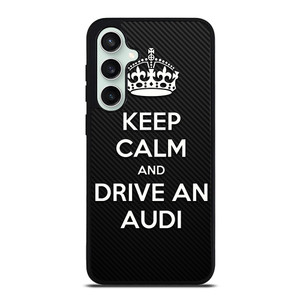 KEEP CALM AND DRIVE AUDI CARBON Samsung Galaxy S23 FE Case Cover KEEP CALM AND DRIVE AUDI CARBON Samsung Galaxy S23 FE Case Cover