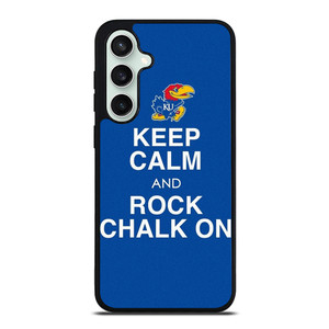 KEEP CALM AND ROCK CHALK KANSAS JAYHAWKS Samsung Galaxy S23 FE Case Cover KEEP CALM AND ROCK CHALK KANSAS JAYHAWKS Samsung Galaxy S23 FE Case Cover