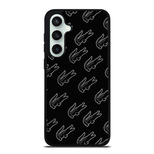 LACOSTE BLACK WHITE Samsung Galaxy S23 FE Case Cover