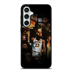 LEBRON JAMES LAKERS COLLAGE Samsung Galaxy S23 FE Case Cover