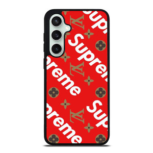 LOUIS VUITTON X SUPREME RED Samsung Galaxy S23 FE Case Cover