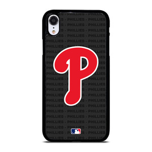 PHILADELPHIA PHILLIES BASEBALL BLACK iPhone XR Case Cover PHILADELPHIA PHILLIES BASEBALL BLACK iPhone XR Case Cover
