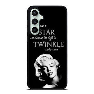 MARILYN MONROE BLACK QUOTES Samsung Galaxy S23 FE Case Cover MARILYN MONROE BLACK QUOTES Samsung Galaxy S23 FE Case Cover