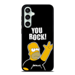 METALLICA ROCK HOMER SIMPSONS Samsung Galaxy S23 FE Case Cover METALLICA ROCK HOMER SIMPSONS Samsung Galaxy S23 FE Case Cover