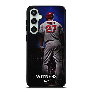 MIKE TROUT LOS ANGELES ANGELS MLB 2 Samsung Galaxy S23 FE Case Cover