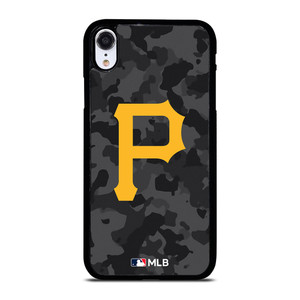 PITTSBURGH PIRATES BASEBALL BLACK CAMO iPhone XR Case Cover