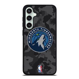 MINNESOTA TIMBERWOLVES BLACK CAMO Samsung Galaxy S23 FE Case Cover